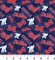Sykel Enterprises-University of Mississippi Cotton Fabric-Ole Miss Rebels Tone On Tone Cotton Quilting Fabric